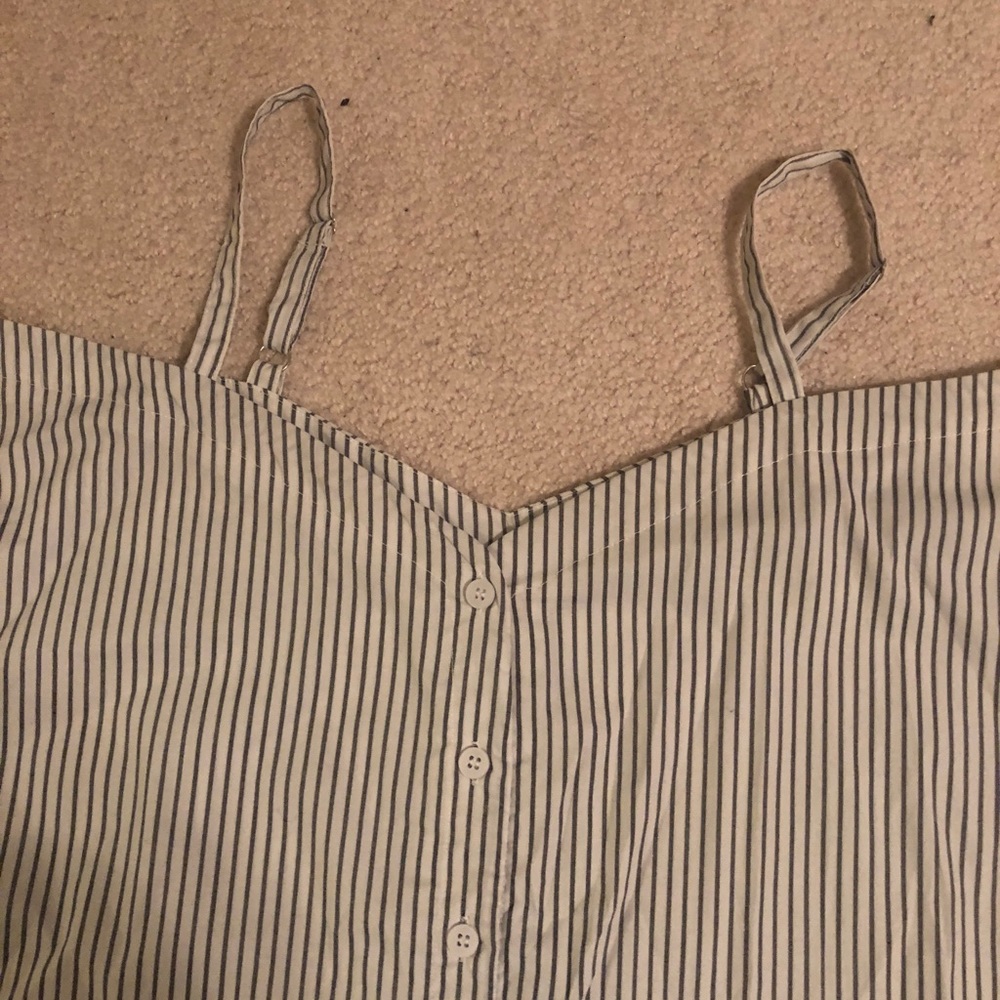 Off The Shoulder Button Down Blouse - image 3